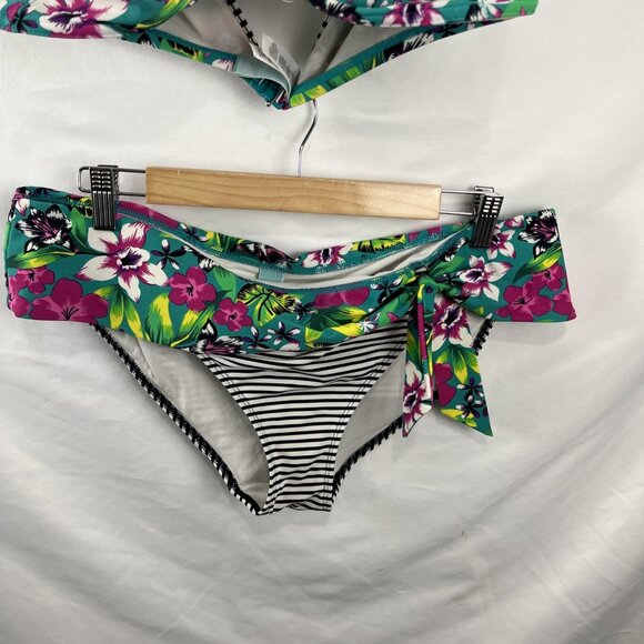 Panache Tropical Floral Bikini Women's Size 36N Top and XXL Bottoms - Picture 2 of 16